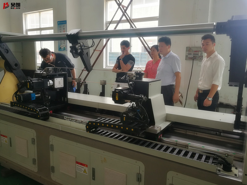 土耳其客户参观贝朗自动化公司现场 土耳其客户参观贝朗自动化公司现场