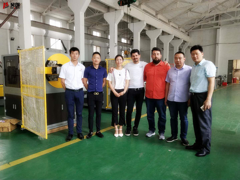 土耳其客户参观贝朗自动化公司现场 土耳其客户参观贝朗自动化公司现场