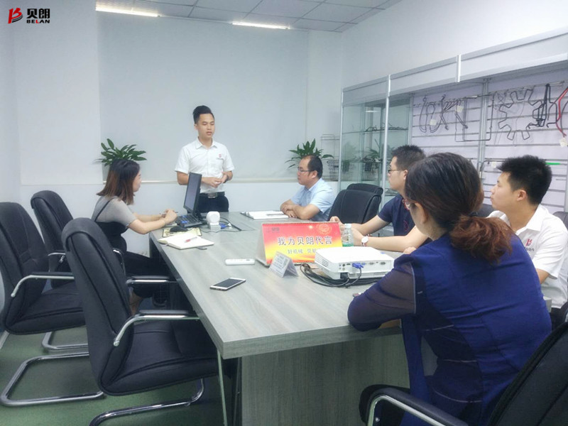 贝朗自动化设备——晨会现场 贝朗自动化设备——晨会现场