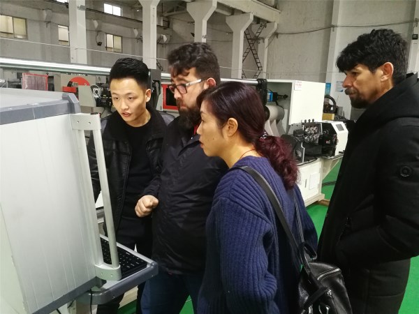 土耳其客户验收贝朗双头机 土耳其客户验收贝朗双头机