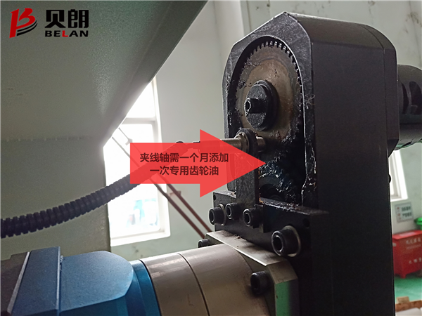 双头线材折弯机夹线轴
