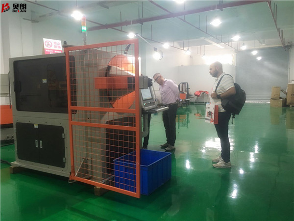 巴西客户参观贝朗自动化设备现场 巴西客户参观贝朗自动化设备现场